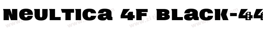 Neultica 4F Black字体转换